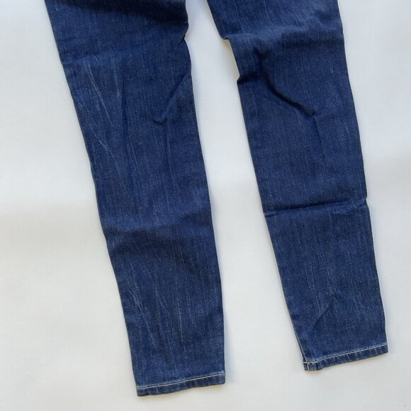 Guess Women’s 1981 High Rise Skinny Jeans Blue Distressed Wash Size 24 - Picture 11 of 14
